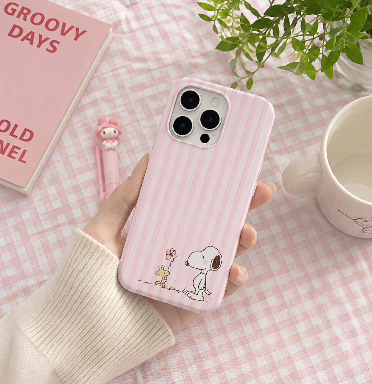 Köpek Desenli İçi Kadifeli Telefon Kılıfı (Y44)