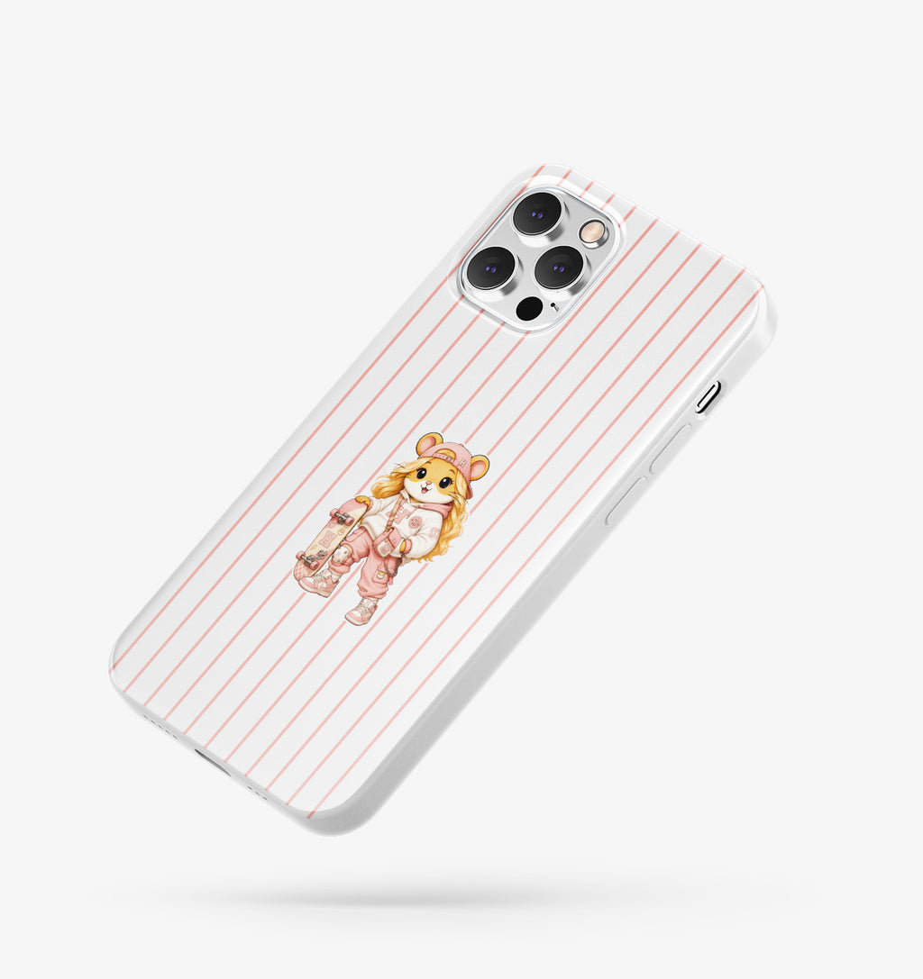 Hamster Skater Girl Telefon Kılıfı (Kaykaycı Kız) hm13
