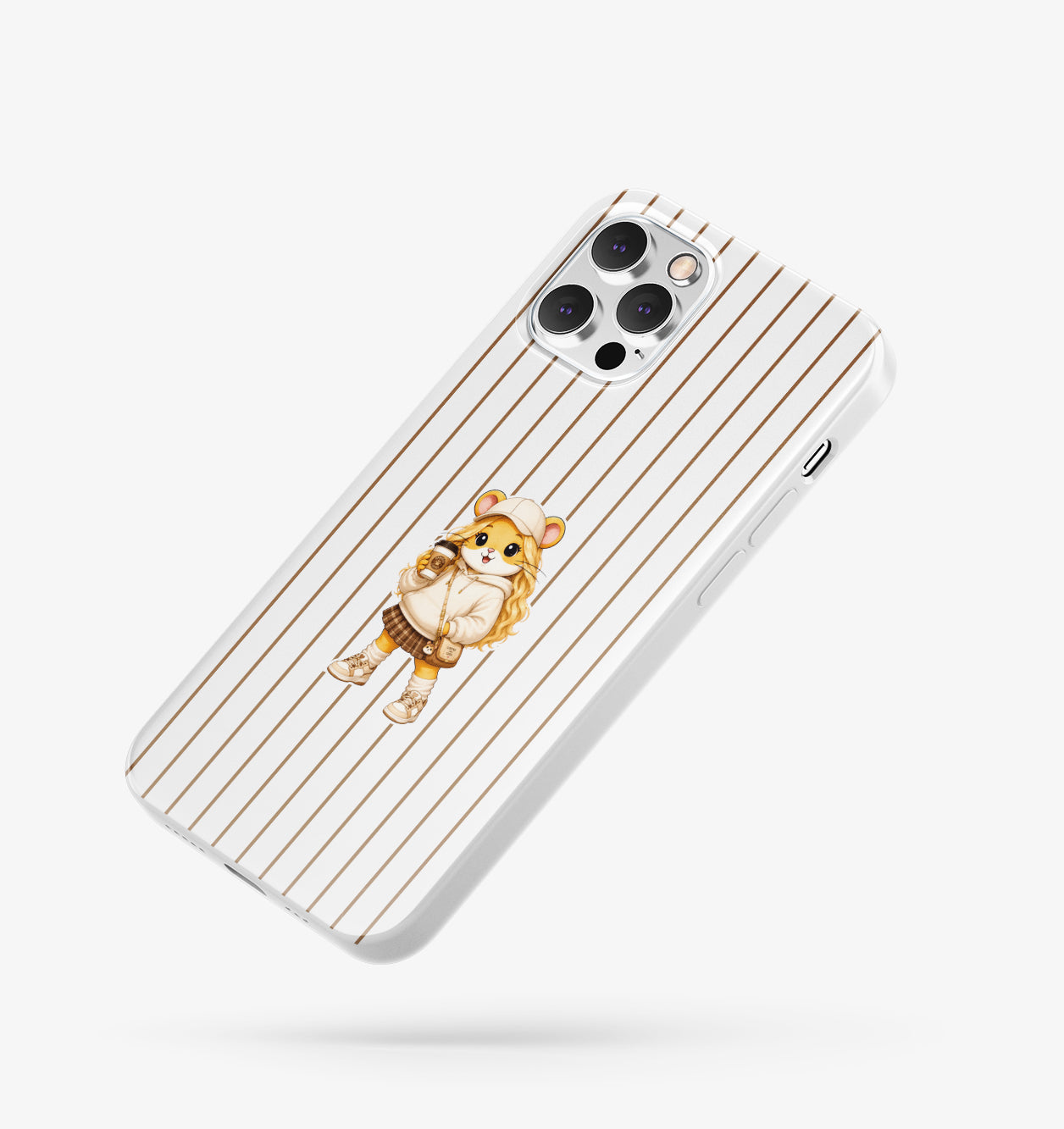 Hamster Coffee Girl Telefon Kılıfı (Kahve Kızı) hm15