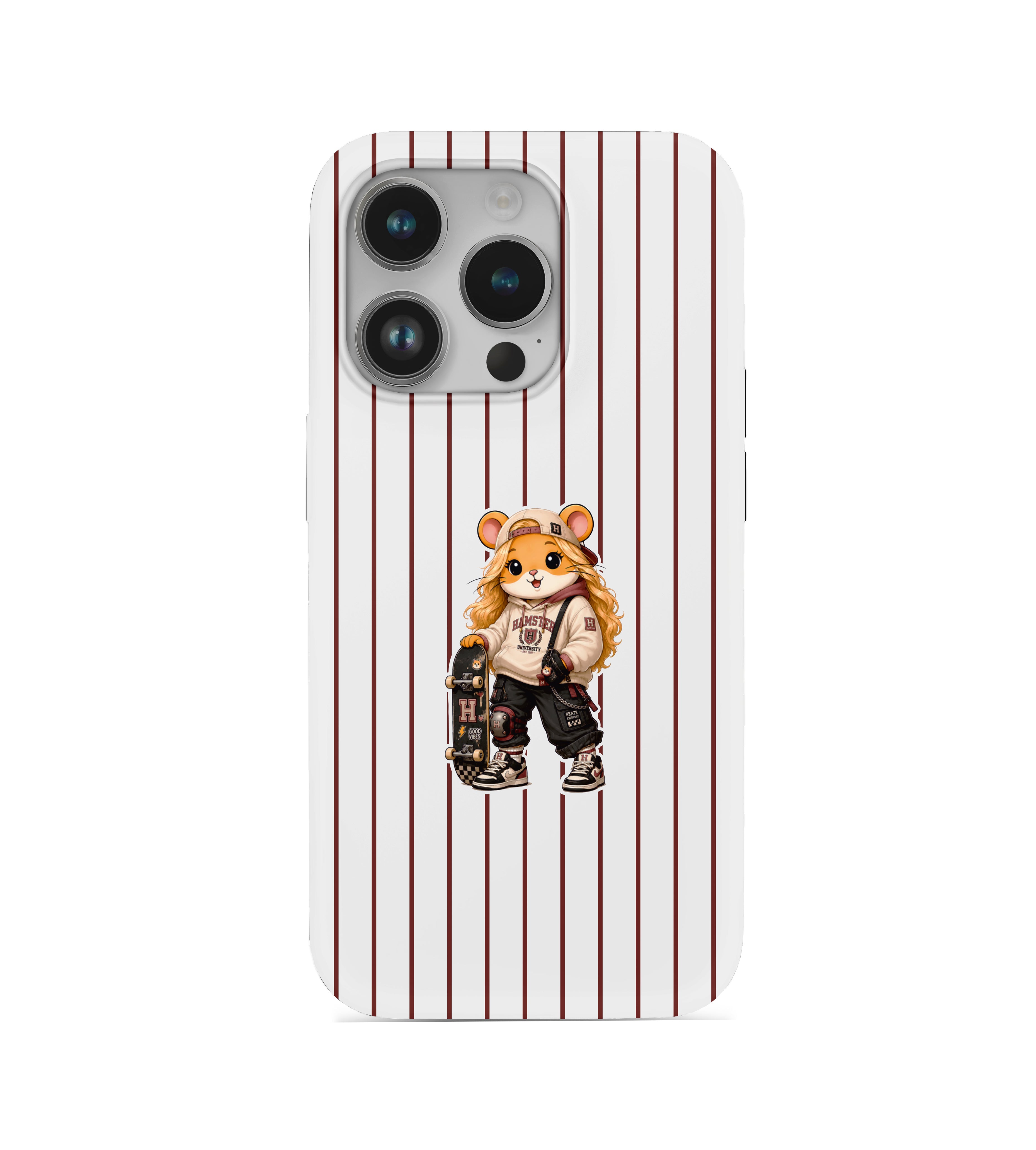 Hamster Skater Girl Telefon Kılıfı (Kaykaycı Kız) hm16