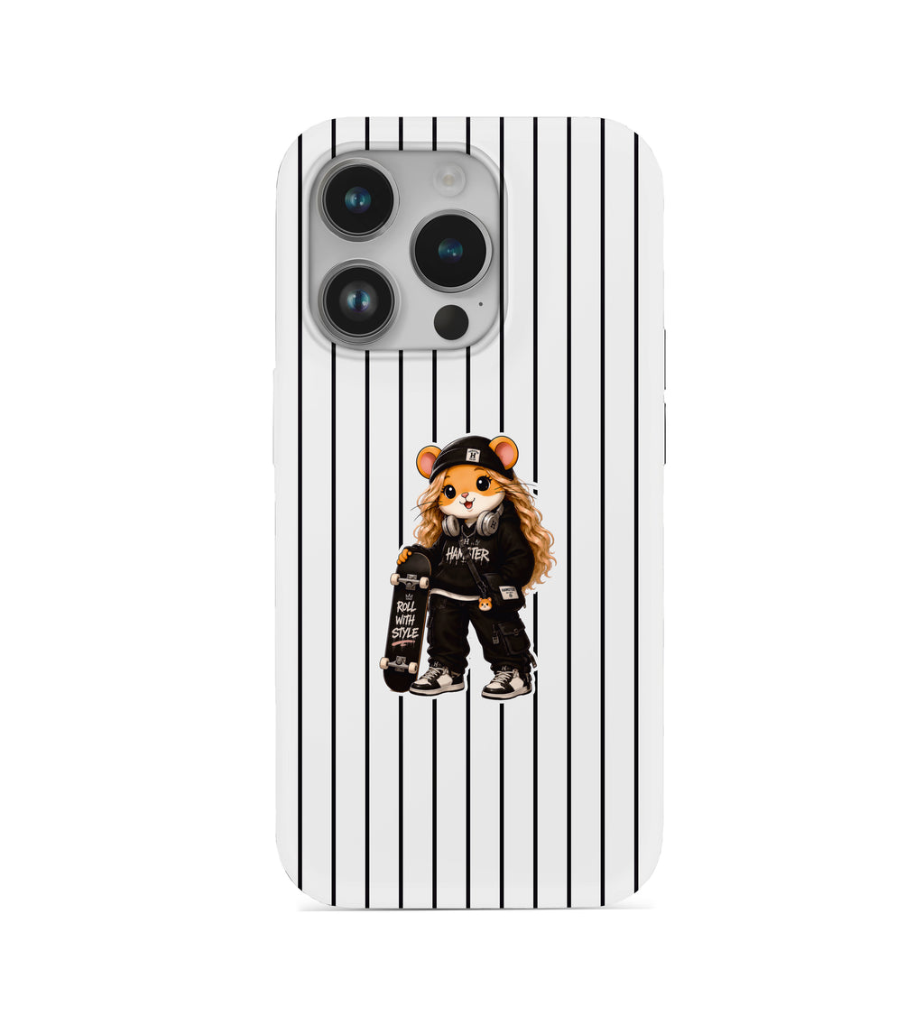 Hamster Skater Girl Telefon Kılıfı (Kaykaycı Kız) hm22
