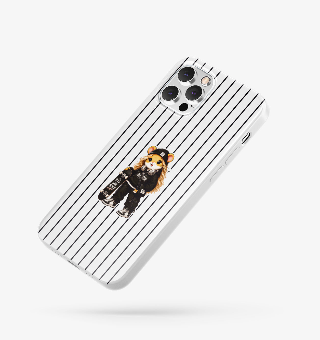Hamster Skater Girl Telefon Kılıfı (Kaykaycı Kız) hm22