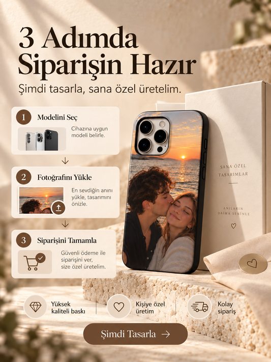 Kişiye Özel Baskılı Telefon Kılıfı