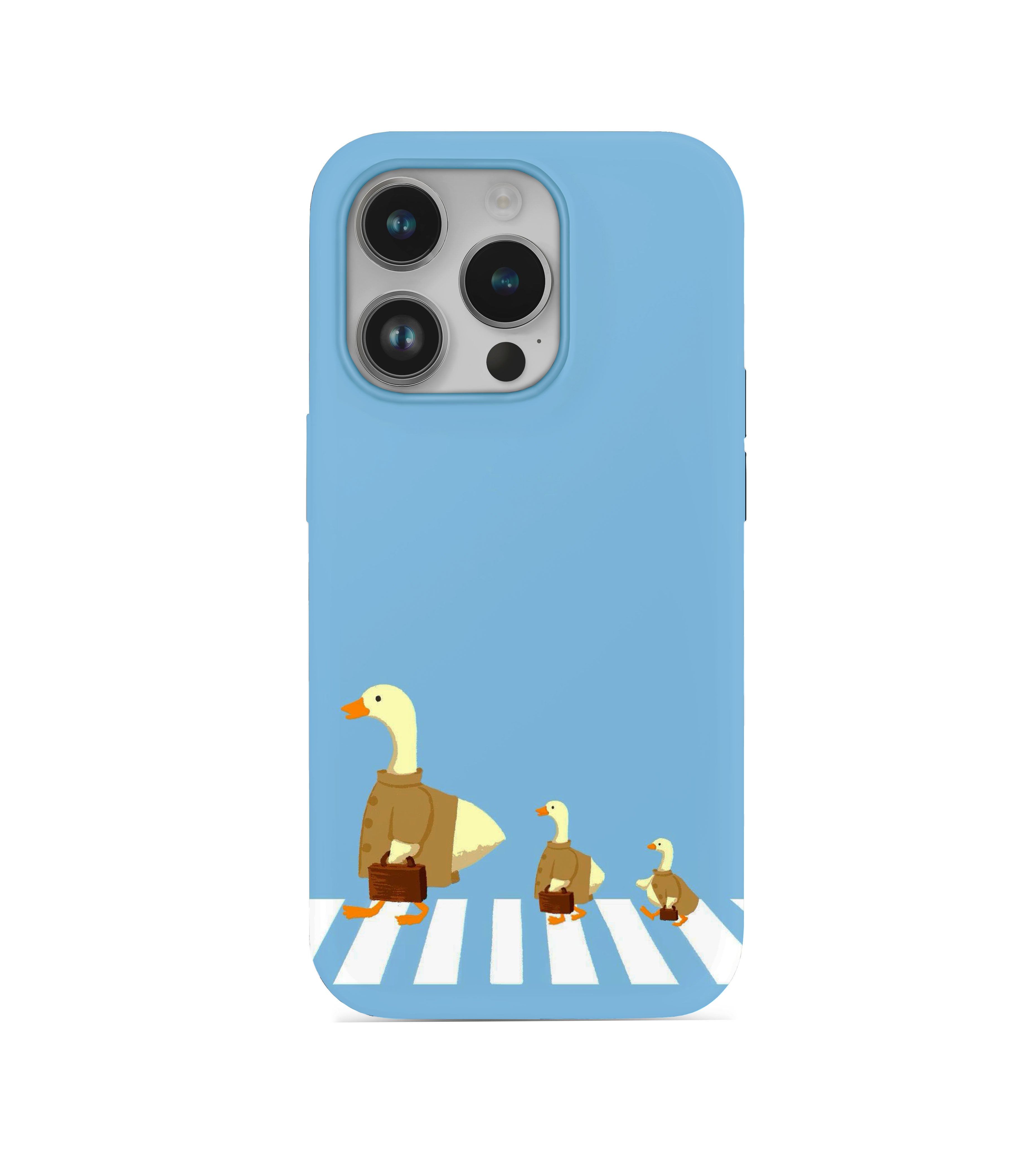 Ördek Desenli İçi Kadifeli Telefon Kılıfı (Y59)