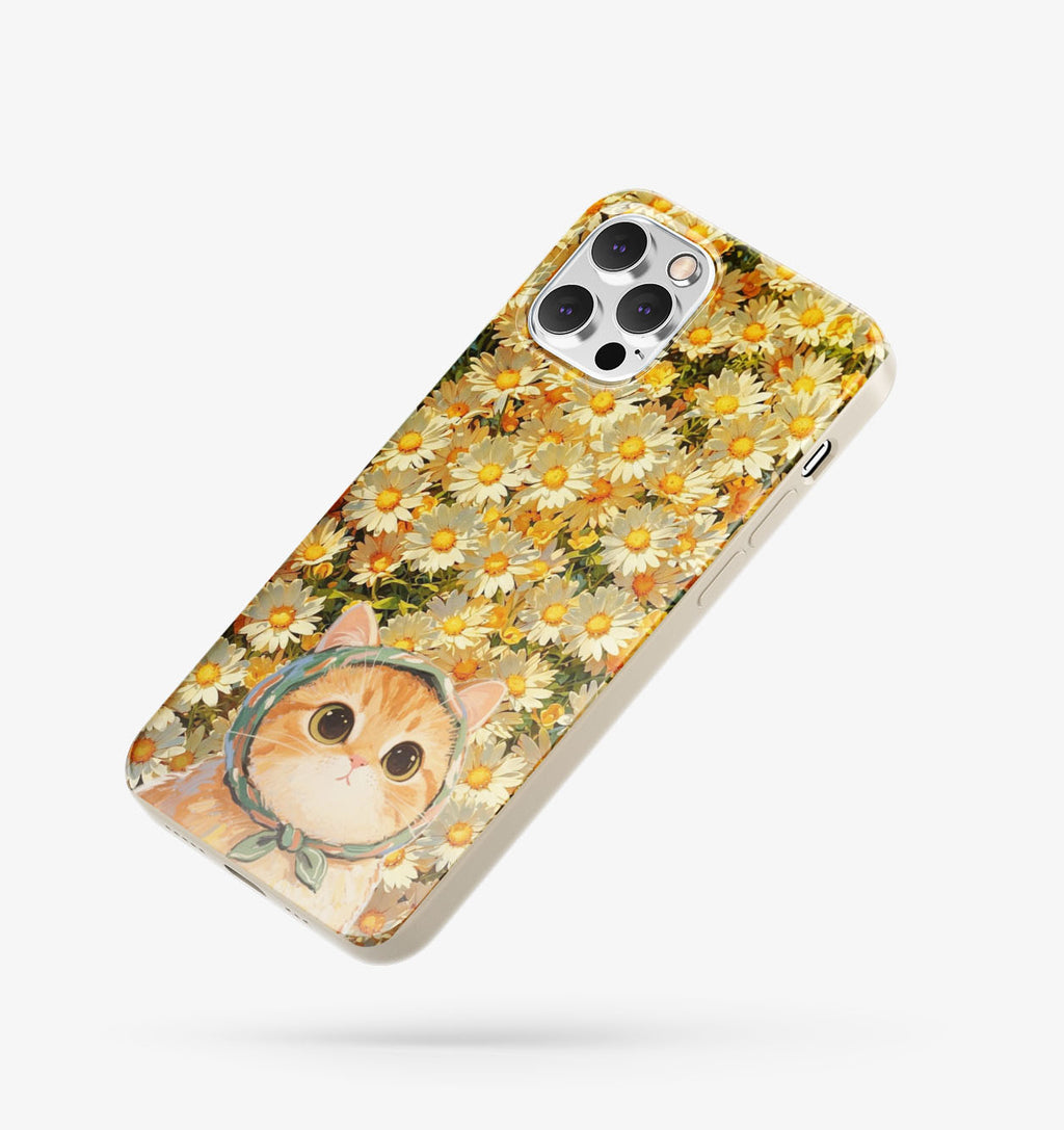 Kedi Desenli İçi Kadifeli Telefon Kılıfı (Y13)