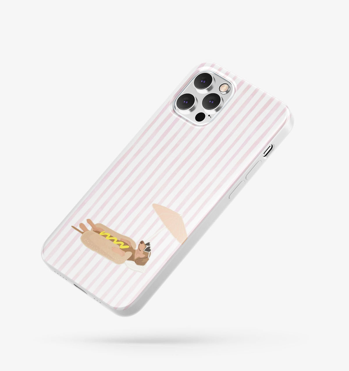 Hot Dog Desenli İçi Kadifeli Telefon Kılıfı (Y17)