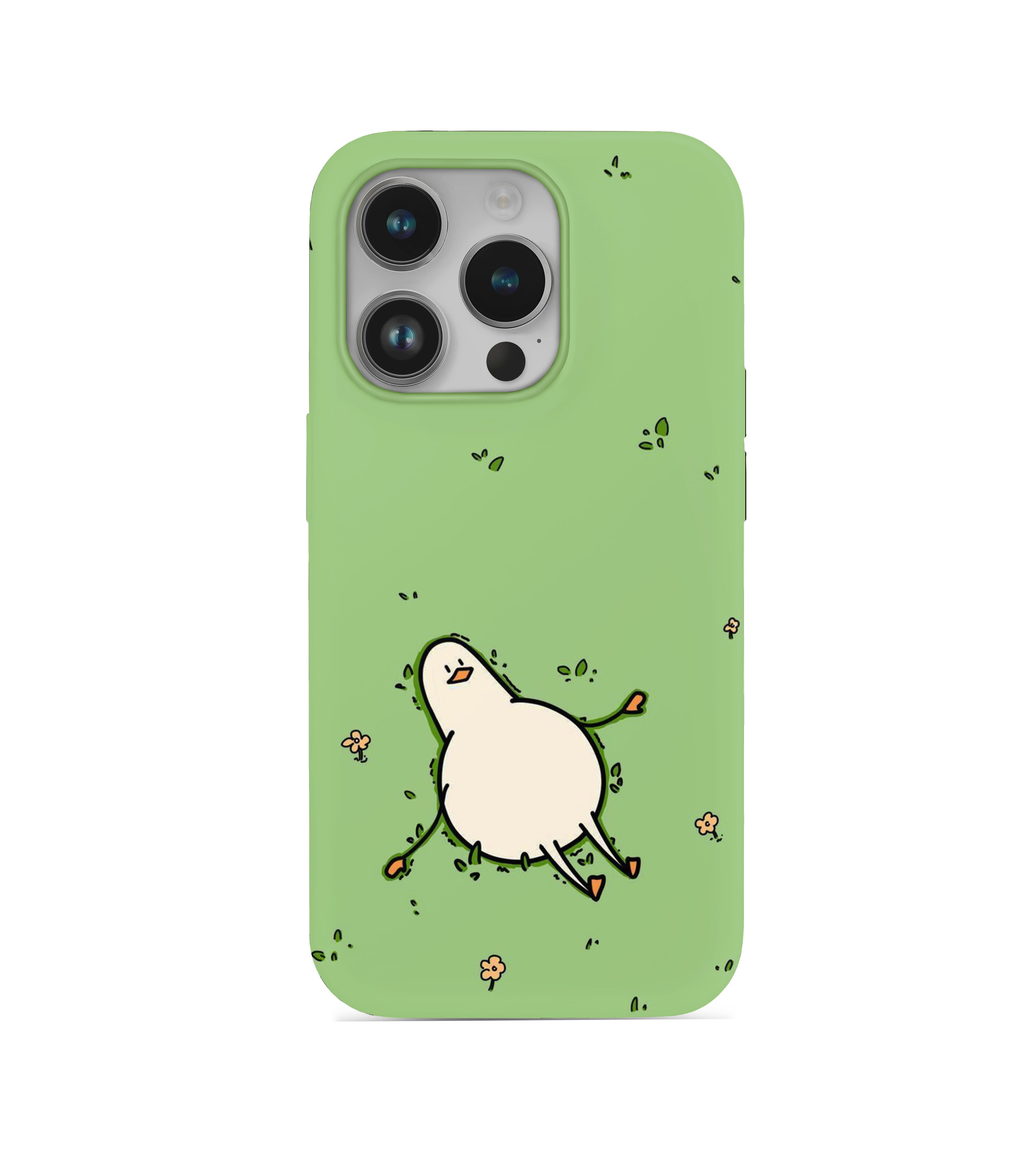 Ördek Desenli İçi Kadifeli Telefon Kılıfı (Y18)
