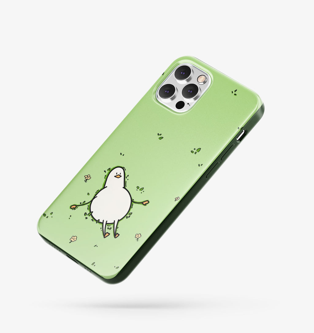 Ördek Desenli İçi Kadifeli Telefon Kılıfı (Y18)