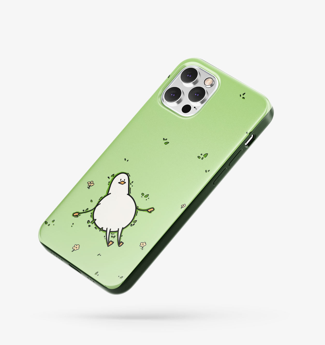 Ördek Desenli İçi Kadifeli Telefon Kılıfı (Y18)
