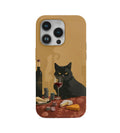Noble Cat Desenli İçi Kadifeli Telefon Kılıfı (Y30)