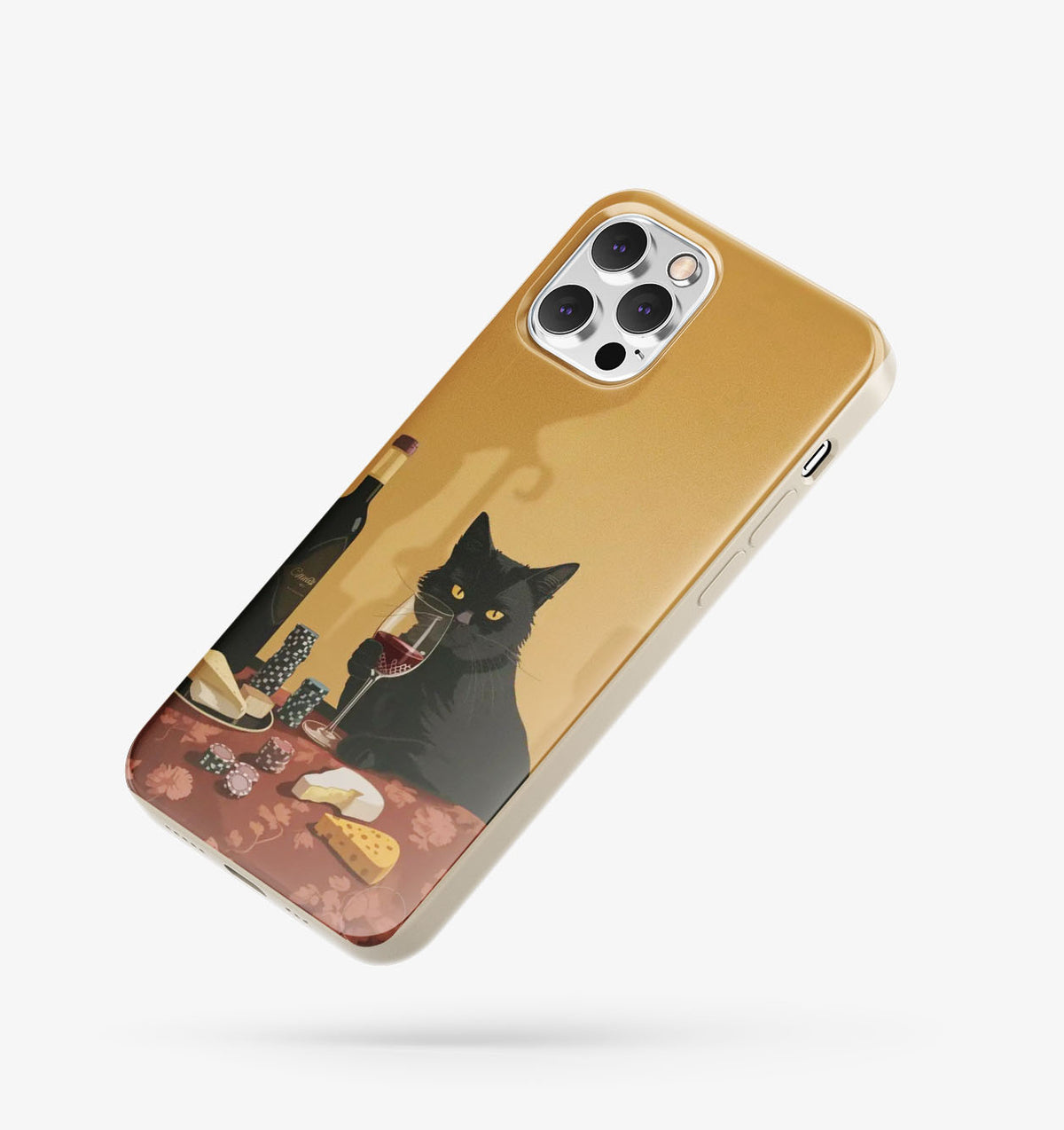 Noble Cat Desenli İçi Kadifeli Telefon Kılıfı (Y30)