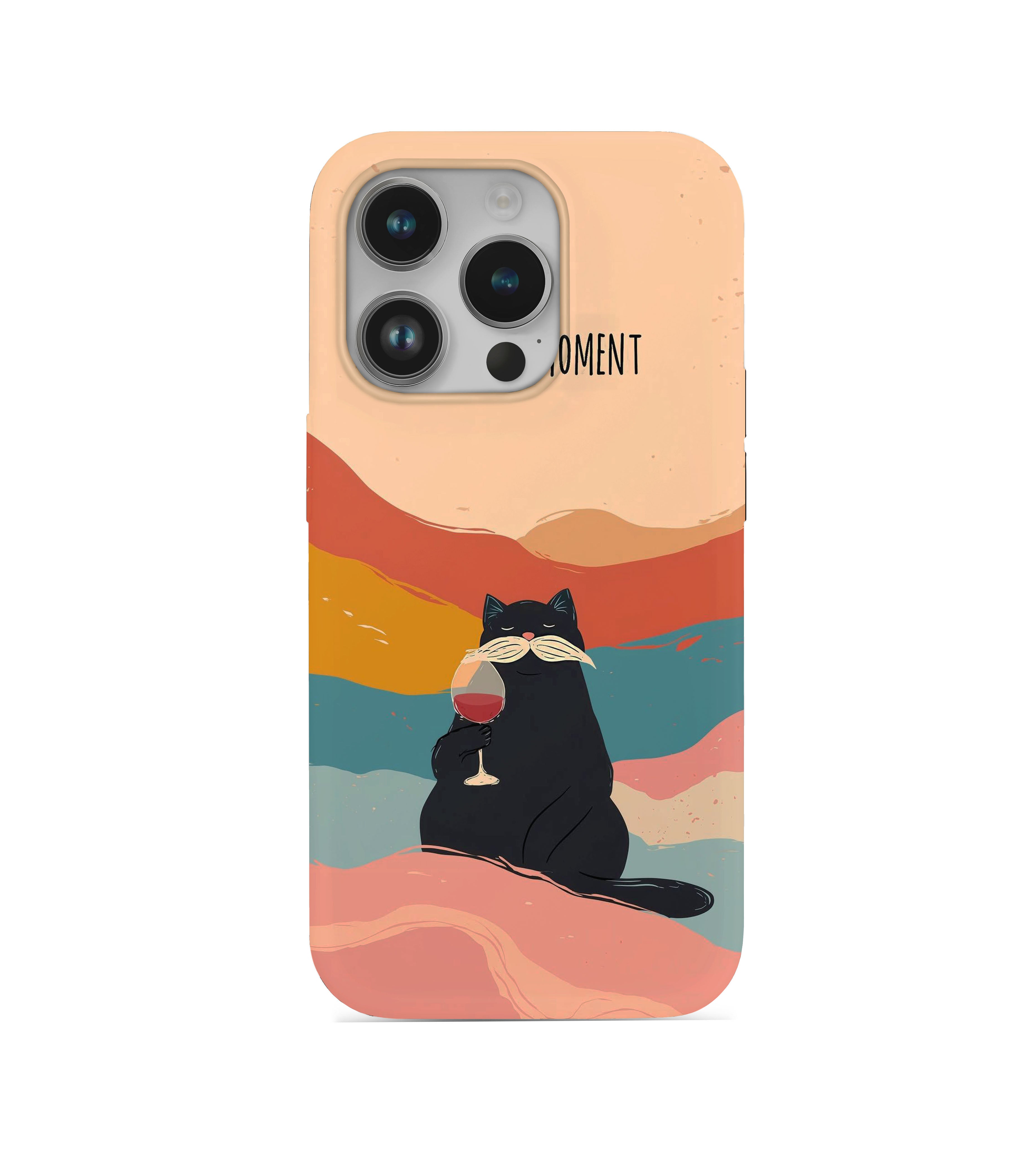 Sakin Kedi Desenli İçi Kadifeli Telefon Kılıfı (Y38)
