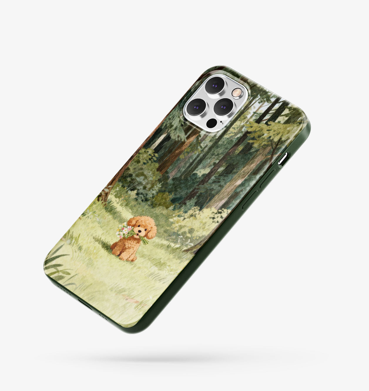 Köpek Desenli İçi Kadifeli Telefon Kılıfı (Y46)