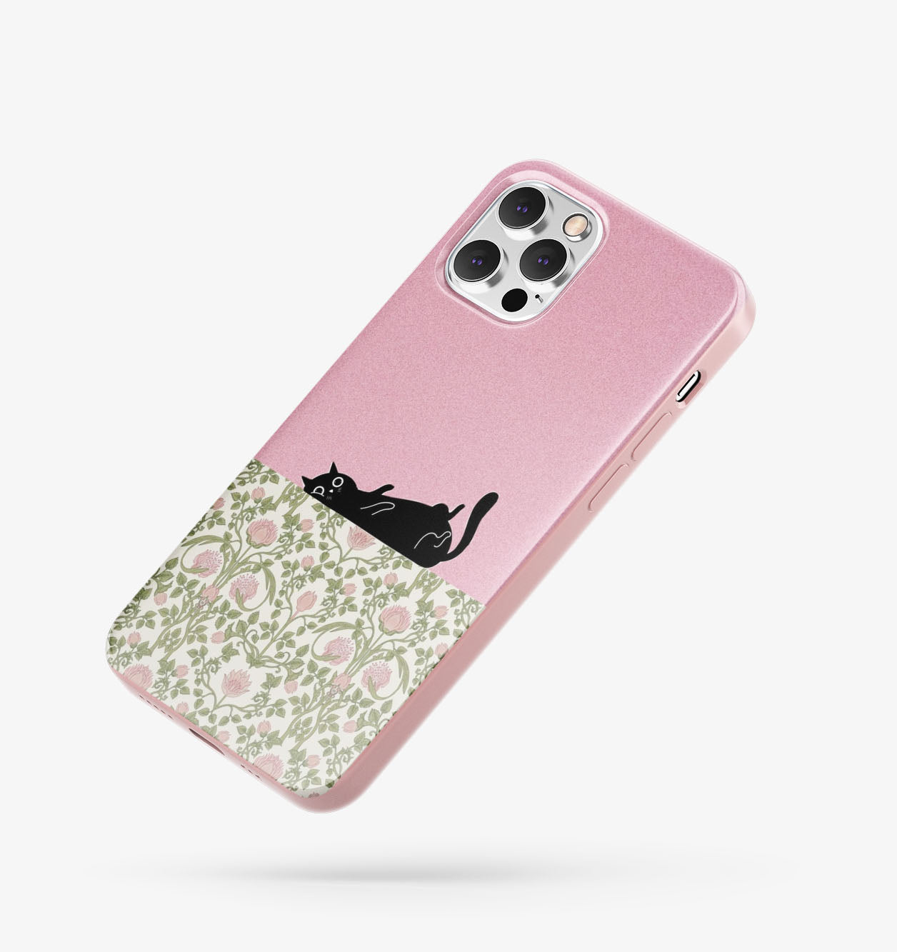 Kedi Desenli İçi Kadifeli Telefon Kılıfı (Y47)