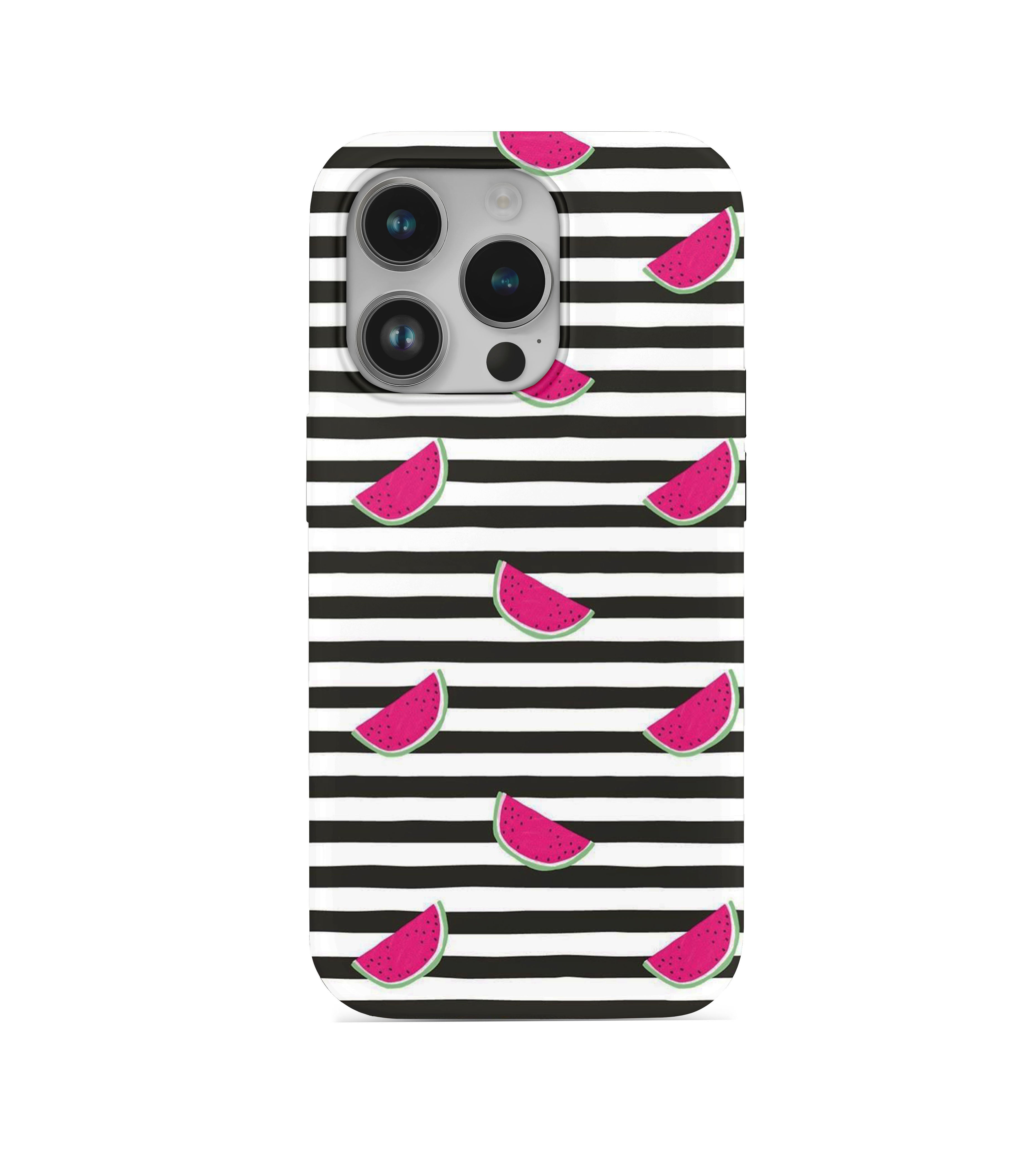 Karpuz Dilimi Desenli İçi Kadifeli Telefon Kılıfı (Y48)