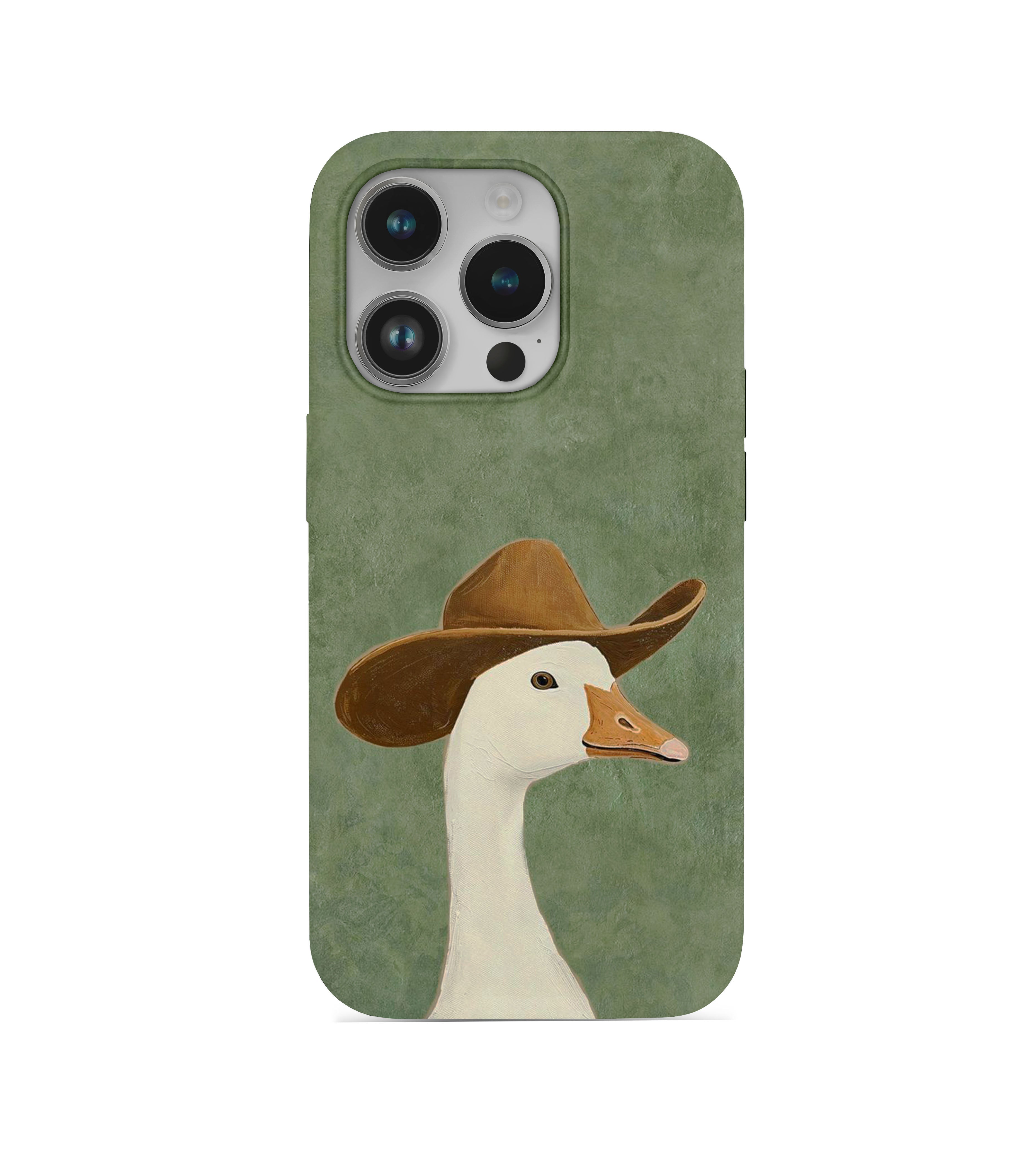 Ördek Desenli İçi Kadifeli Telefon Kılıfı (Y4)