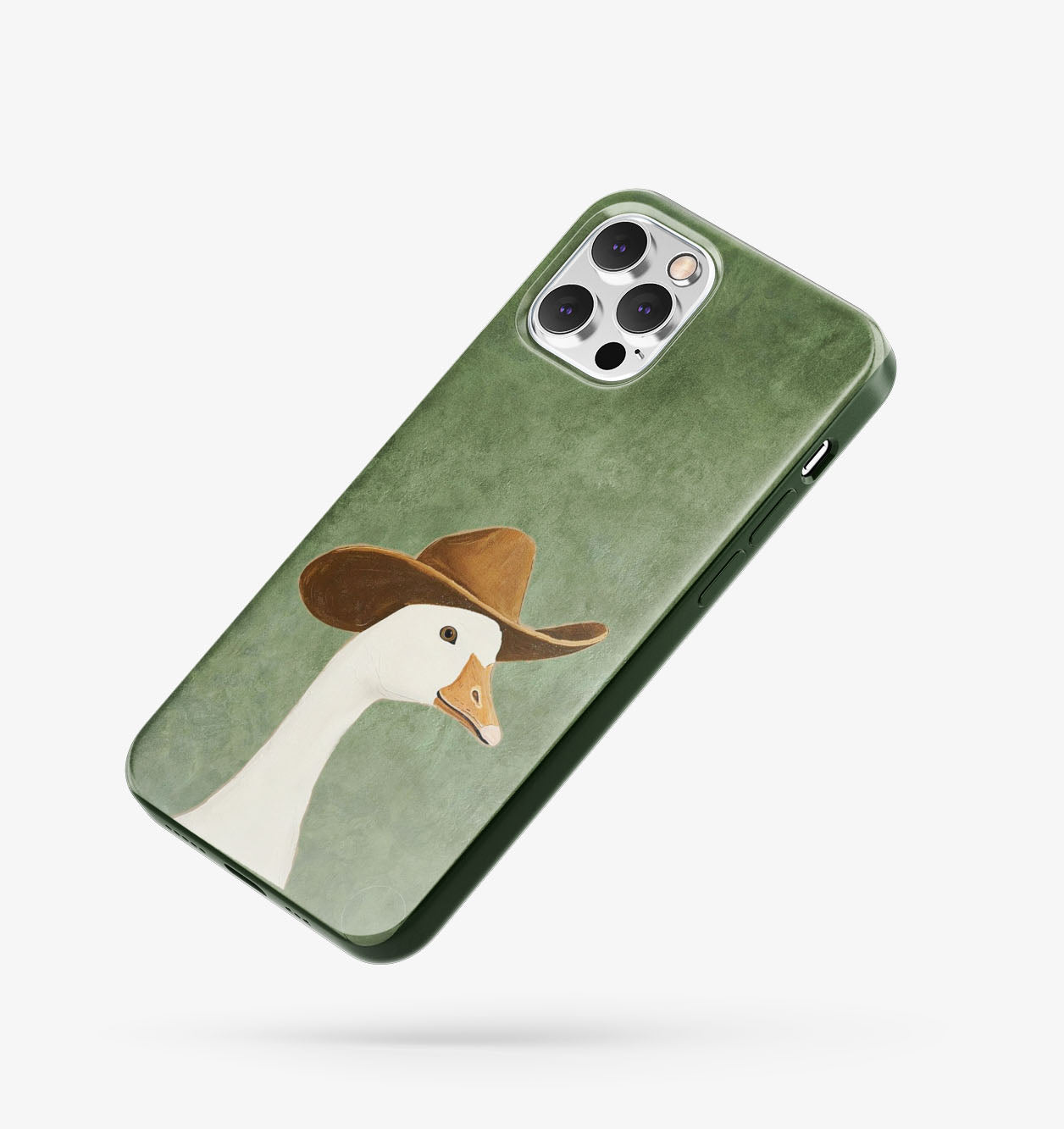 Ördek Desenli İçi Kadifeli Telefon Kılıfı (Y4)