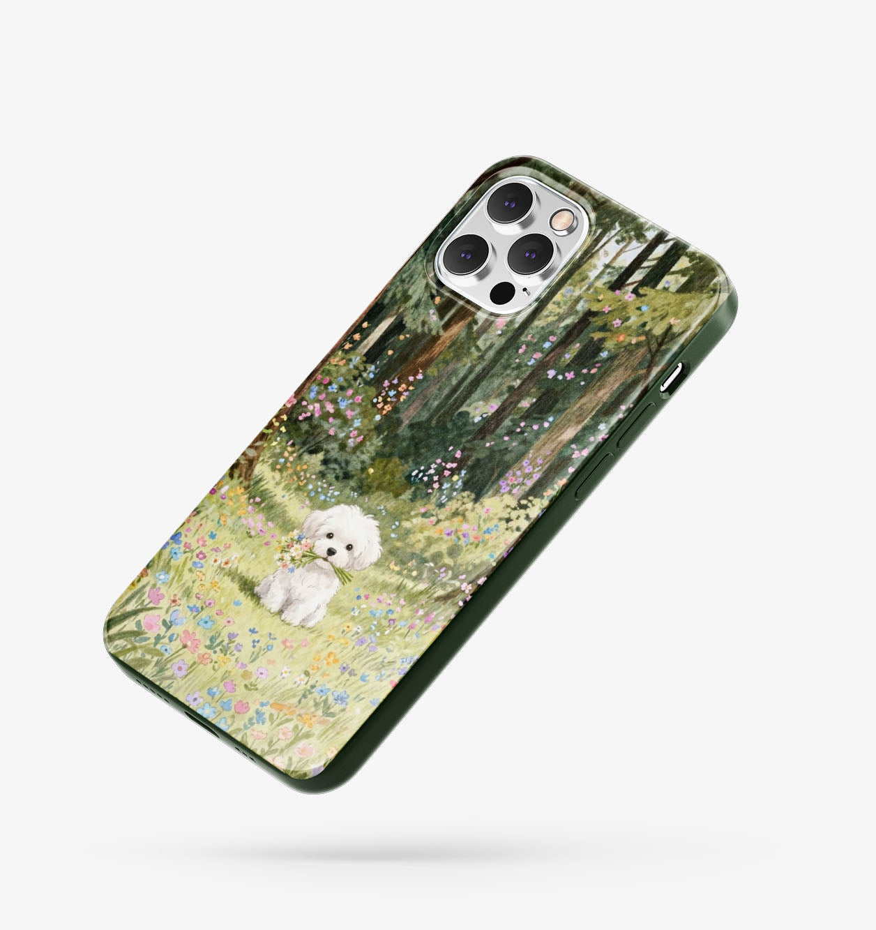 Köpek Desenli İçi Kadifeli Telefon Kılıfı (Y58)