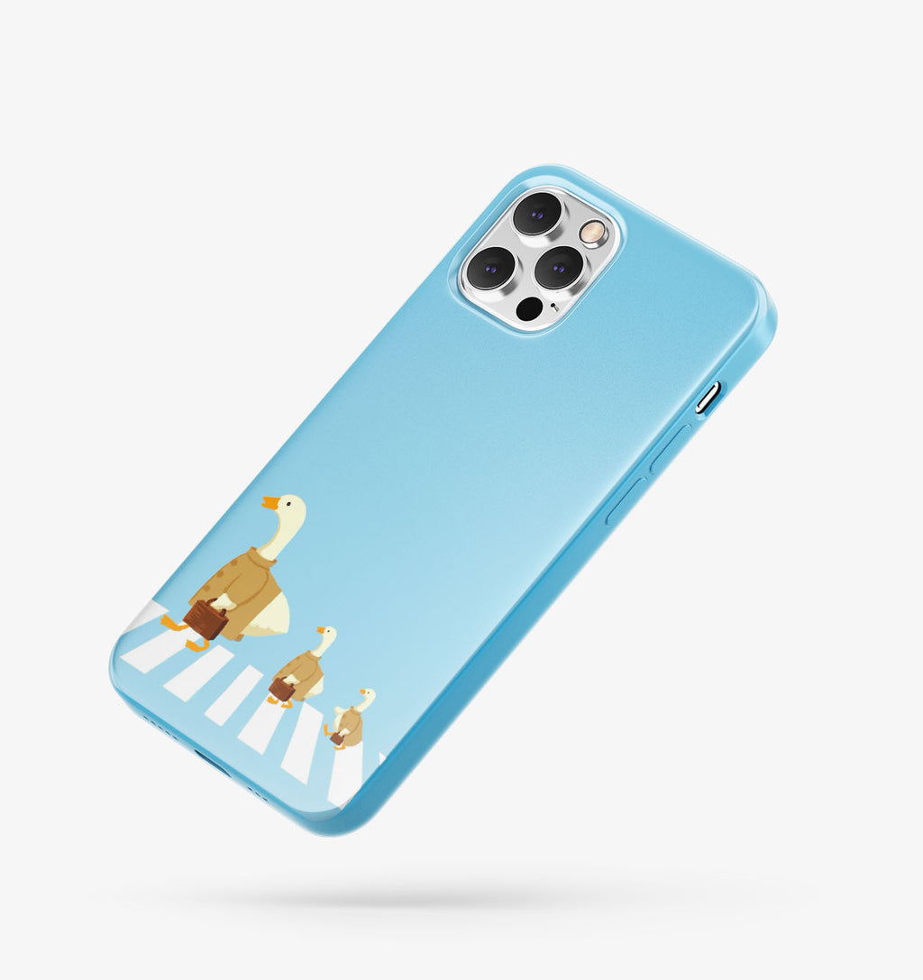 Ördek Desenli İçi Kadifeli Telefon Kılıfı (Y59)