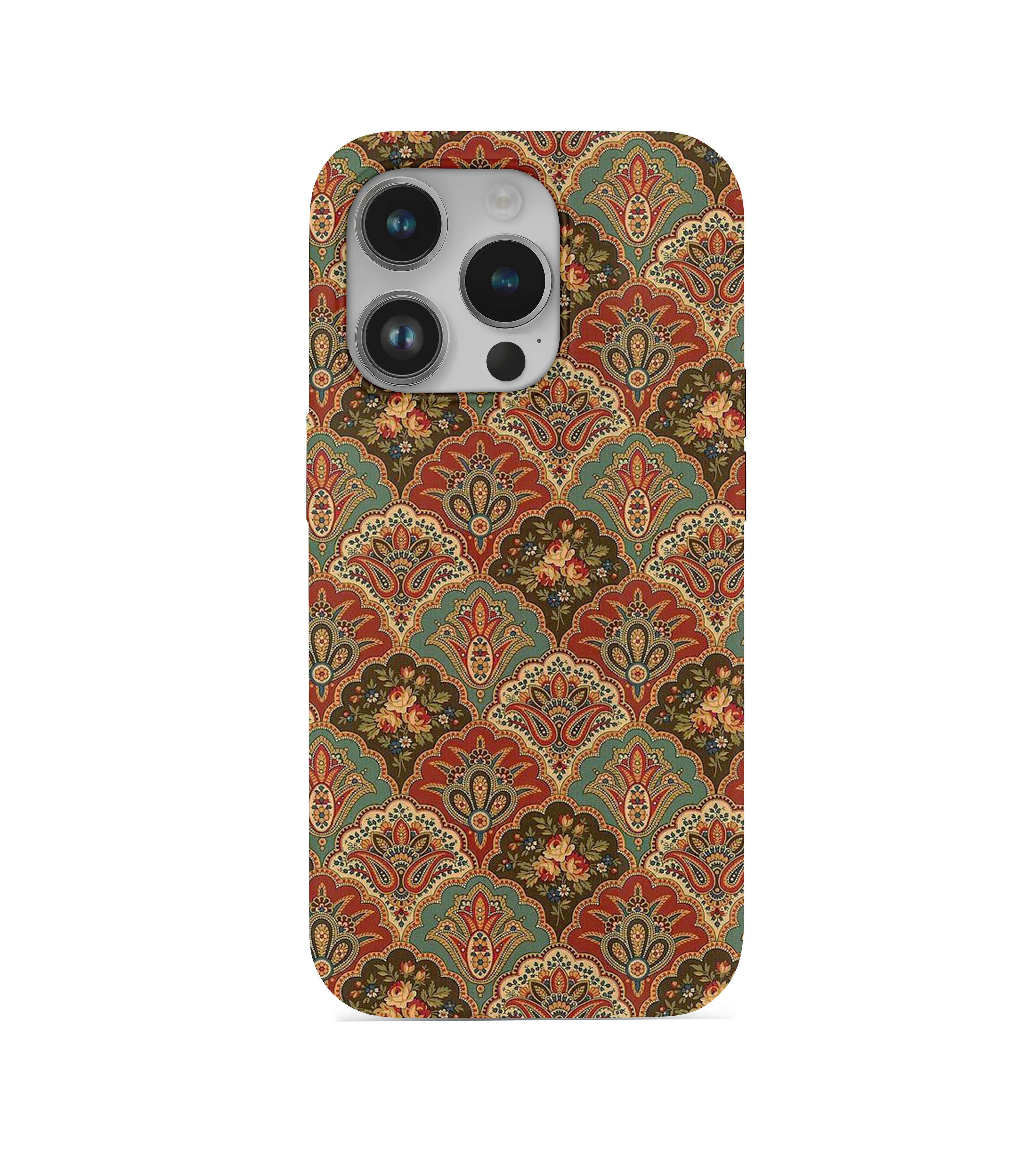 Mozaik Desenli İçi Kadifeli Telefon Kılıfı (Y60 )