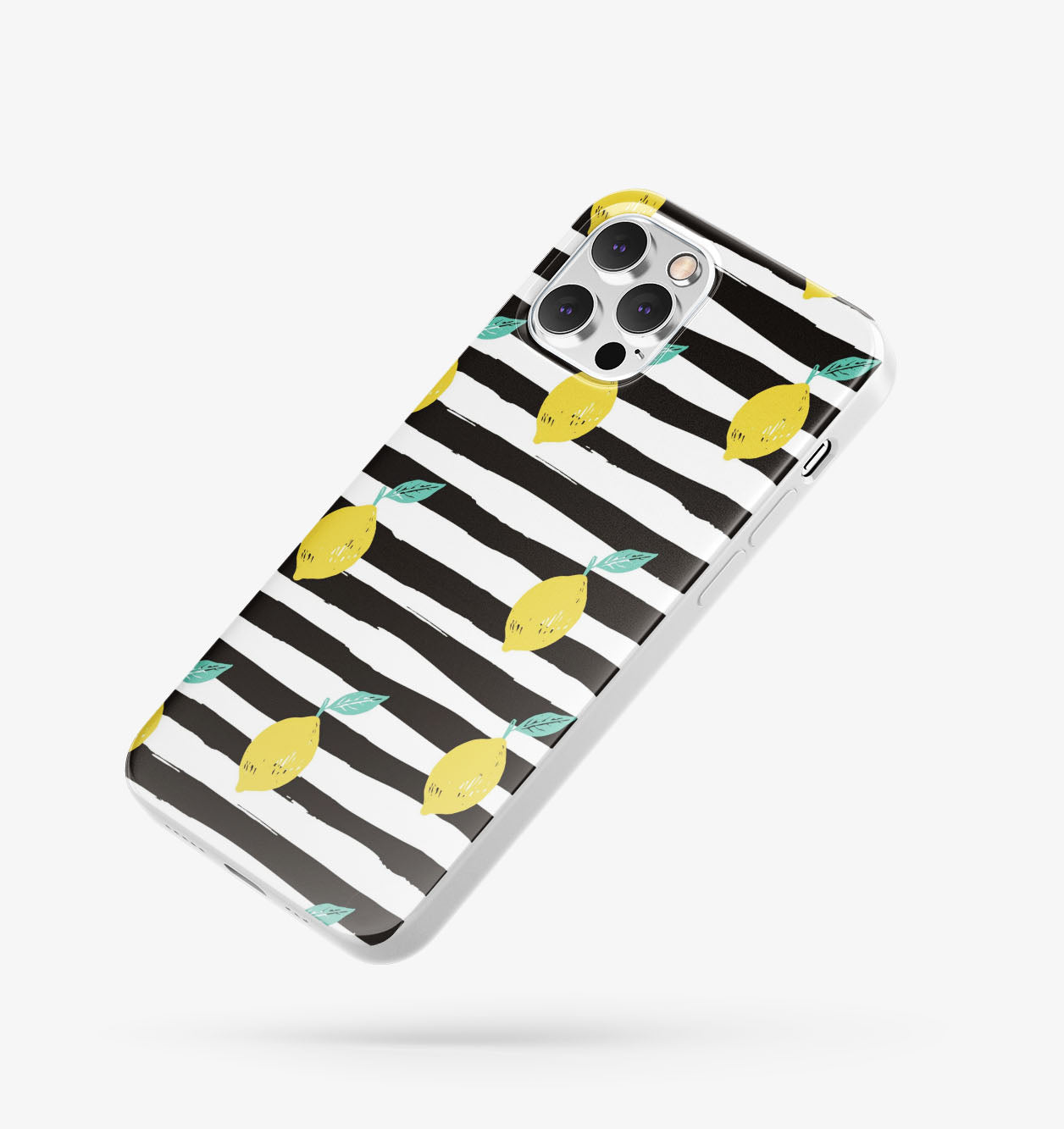 Limon Desenli İçi Kadifeli Telefon Kılıfı (Y61)