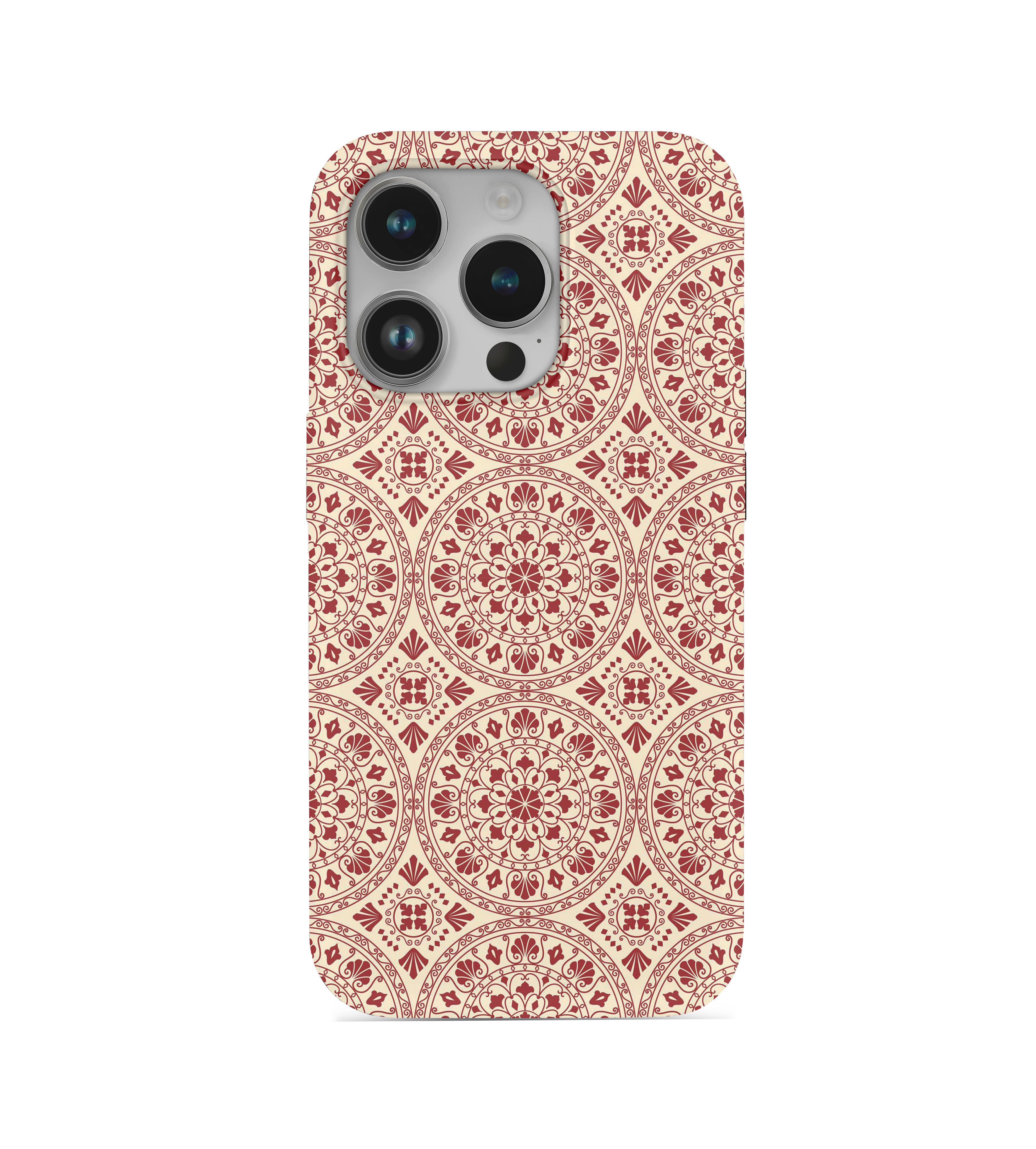 Mozaik Desenli İçi Kadifeli Telefon Kılıfı (Y64)