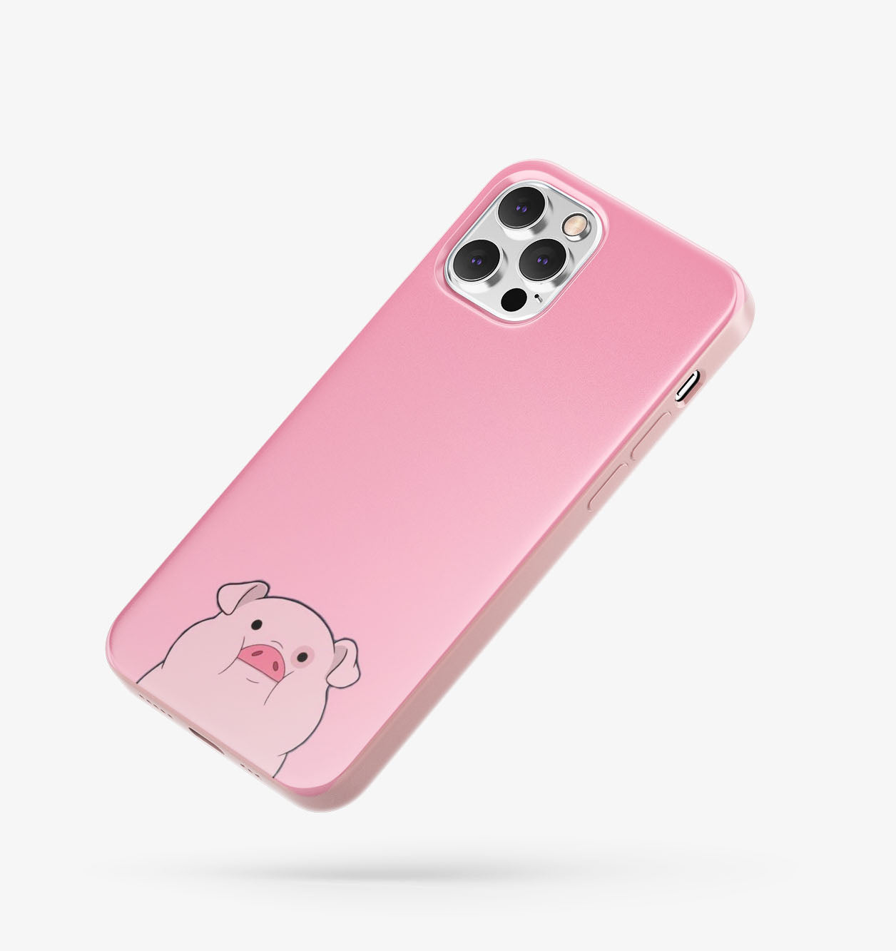 Domuz Desenli İçi Kadifeli Telefon Kılıfı (Y72)