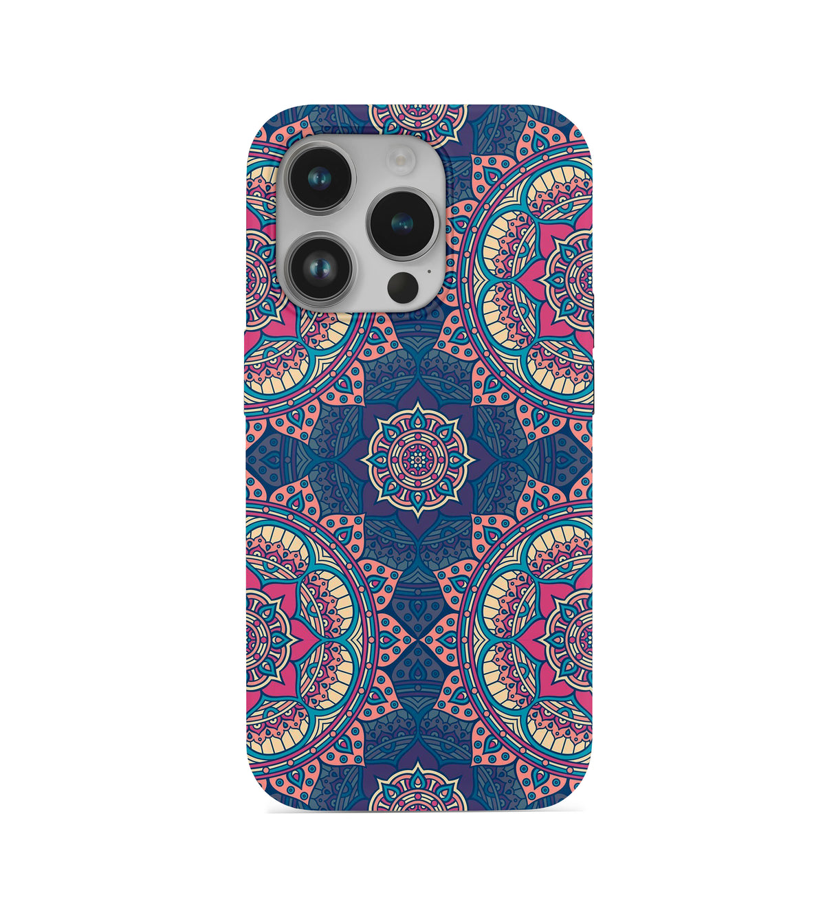 Mozaik Desenli İçi Kadifeli Telefon Kılıfı (Y73)