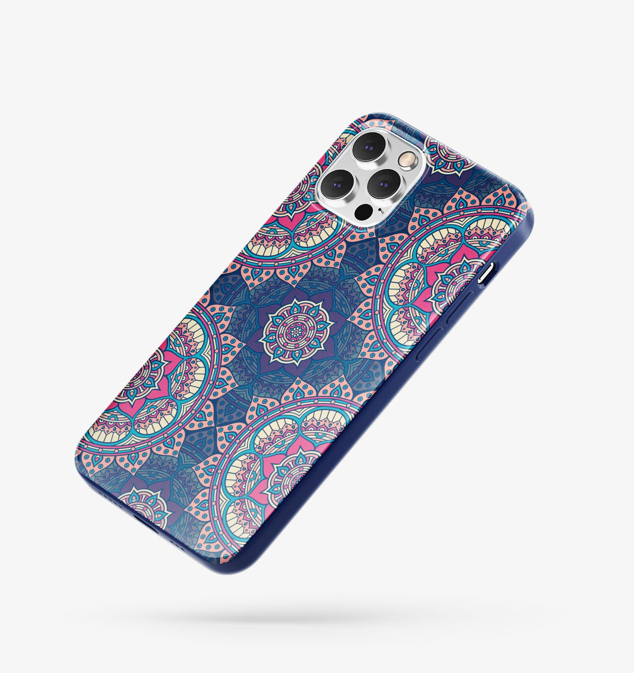 Mozaik Desenli İçi Kadifeli Telefon Kılıfı (Y73)