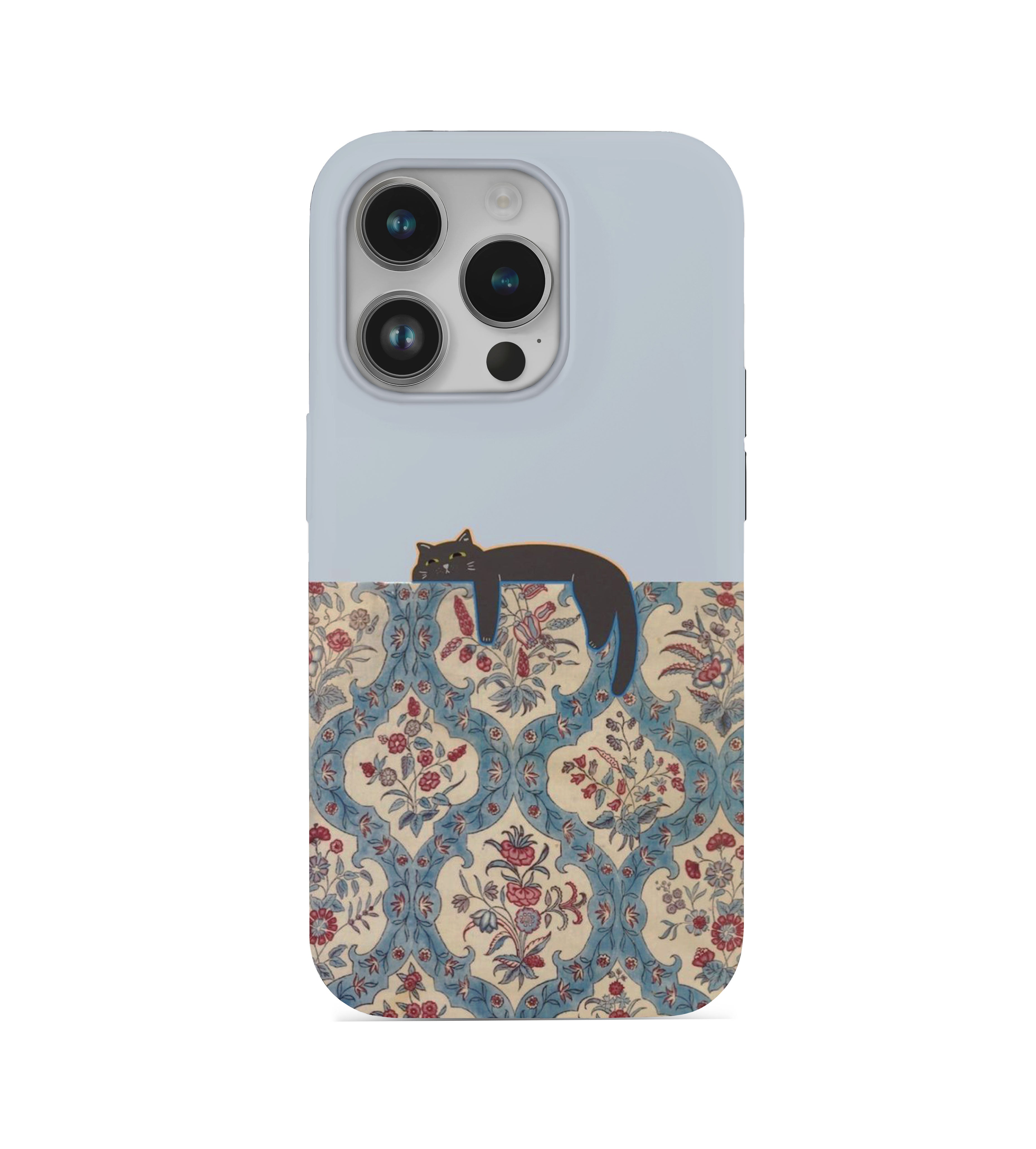 Kedi Desenli İçi Kadifeli Telefon Kılıfı (Y8)